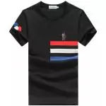 moncler polo shirts short sleeved hommes flage cotton